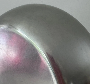 Modern Brushed Stainless Steel Bulbous Decorative Bowl <b>Round</b> Satin Finish Metal Centerpiece <b>Basin</b> for Home & Hotel Decor - Product Image 4