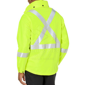 Ropa de Seguridad ANSI Clase 1 EN ISO 20471 Clase 1, Material Transpirable, Bandas Reflectantes, Logotipo, para Largas Jornadas de Trabajo, Chaqueta de Alta Visibilidad - Product Image 5