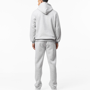 Conjunto de Chándal Oversize de Dos Piezas para Hombre: Sudadera con Capucha Personalizada y Pantalones Anchos Apilados para Descansar - Product Image 2