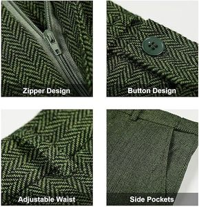 Costume de mariage 3 pièces élégant et ajusté pour homme, smoking de marié, blazer, pantalon et veste de luxe sur mesure pour homme, costumes de soirée formels en gros - Product Image 2