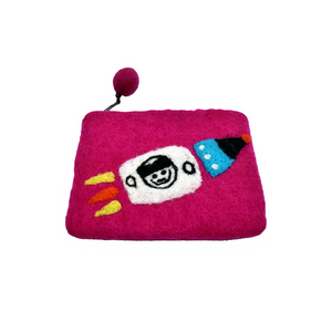 Bolso de Fieltro con Diseño de Cohete, Carteras Elegantes y con Estilo - Product Image 2