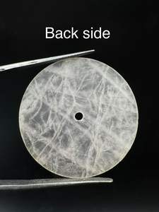 Cadran en quartz rose naturel, taille 31,50 mm, disque rond plat, épaisseur 1,50 mm, cadran de montre - Product Image 6