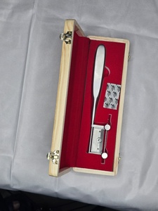 Cuchillo profesional de acero inoxidable para injertos de piel, hojas de dermatomo, herramienta quirúrgica, jeringas veterinarias reutilizables para perros - Product Image 6