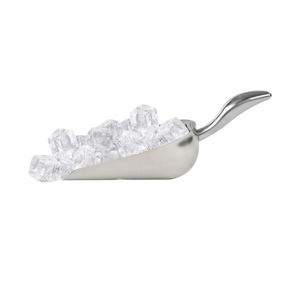 Cuillère à glace en acier inoxydable avec poignée pour servir des glaçons, compatible congélateur - Product Image 1