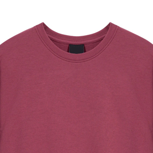 เสื้อสเวตเชิ้ตคอกลมสีดำสำหรับผู้ชาย ผ้าฝ้าย 100% แขนยาว สวมใส่สบาย ผ้าถักเนื้อนุ่มแบบเฟรนช์เทอร์รี่ - Product Image 6
