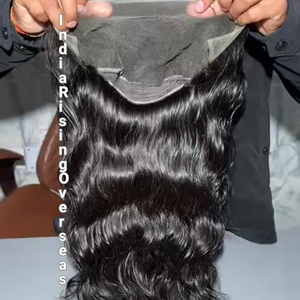 Peluca de Cabello Humano Indio Real de Primera Calidad, Textura Ondulada Natural, Encaje HD, Directo de Fábrica - Product Image 1