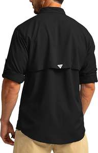 Camisas de Trabajo de Manga Larga para Hombre, de Alta Calidad, Impermeables, Resistentes al Viento, con Protección Solar UPF50+ y Bolsillos, Ideales para Viajes y Pesca - Product Image 4