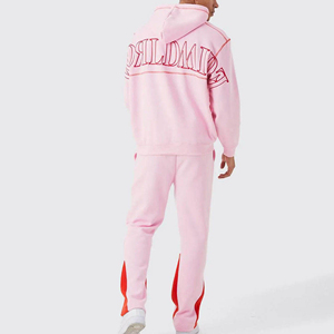 ชุดวอร์มแบบยูนิเซ็กซ์ ผ้าเนื้อเดียวไร้รอยต่อ ระบายอากาศได้ดี ยืดได้สี่ทิศทาง ออกแบบได้ตามต้องการ สำหรับฤดูใบไม้ร่วงและฤดูหนาว ชุดเซ็ต 2 ชิ้น เสื้อแขนยาวคอกลม กางเกงจ็อกกิ้ง - Product Image 2