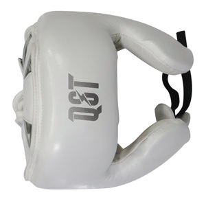 Casque de boxe professionnel blanc en cuir PU respirant, réglable, pour MMA, kickboxing et entraînement en salle de sport - Product Image 6