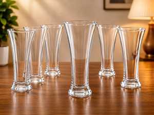 High Quality Lead Free Ceramic Wine <b>Glasses</b> Set 350ml Shape Luxury Design Eco-Friendly Washable Barrels Gift Box Pack Custom - Product Image 5