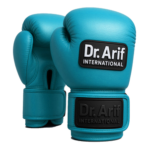 Gants de boxe Top Design pour adultes Design professionnel à lacets avec logo personnalisé Matériau en cuir véritable Gants de boxe 12oz - Product Image 1