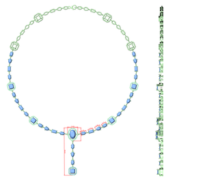 The Seraphina Cluster <b>Statement</b> <b>Necklace</b> | Gold Geometric and Diamond Mosaic Collar - Product Image 5