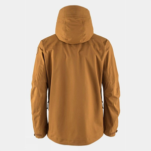 Wholesale Men's Premium Softshell Waterproof Hooded Hiking Jacket Windproof Multi-Pocket Fleece <b>Coat</b> OEM - Product Image 2
