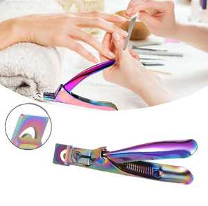 Cortauñas Profesional de Acero Inoxidable y Acrílico para Uñas de los Dedos con Apertura de Mandíbula Ancha - Product Image 6