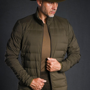 Veste de chasse ultra-légère en duvet d'oie, coupe-vent, extensible, pliable, isolée, pour l'hiver, veste tactique de chasse en plein air - Product Image 6