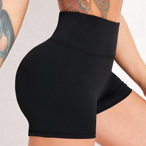 Workout Biker <b>Shorts</b> Women High Waisted Control Polyester Spandex Booty Volleyball Gym Black <b>Shorts</b> for Yoga Dance 2027 - Product Image 6