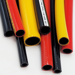 Tuyau rond flexible tressé en PVC jaune durable, longueur 30 m, certifié ISO pour le transfert d'air et d'eau - Product Image 4