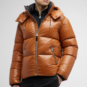 Puffer <b>Jacket</b> New Design Fashion Wholesale Custom Quilted Puffer <b>Jacket</b> With Breathable Hood <b>White</b> Puffer <b>Jacket</b> for <b>Men</b> OEM - Product Image 6