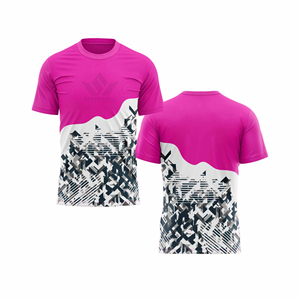 Maillot de football bleu géométrique pour homme, sublimé, manches courtes, anti-humidité, séchage rapide, coupe athlétique, uniforme de football personnalisé pour équipe - Product Image 4