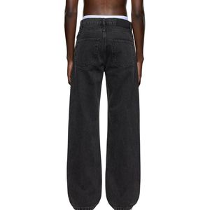 Baggy Denim Pants for Men Relaxed Fit Cotton <b>Jeans</b> Wide Leg Casual Streetwear Custom Logo OEM ODM Bulk Wholesale Supplier - Product Image 2