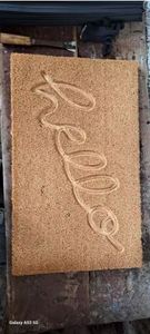 Tapis de porte Jucor à motifs classiques/modernes/traditionnels, en microfibre de coco épaisse, antidérapant, avec support en caoutchouc, tufté - Product Image 3