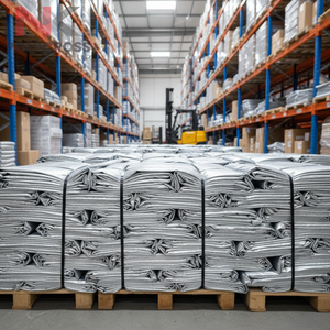 ผ้าใบคลุมโพลีเอสเตอร์ 150 GSM สำหรับโรงเรือน  พร้อมห่วงอลูมิเนียม สำหรับคลุมรถบรรทุก เรือ และคลังสินค้า ป้องกันความเสียหาย ขายส่ง - Product Image 3