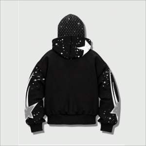 เสื้อฮู้ดดี้ผู้ชาย พิมพ์ลายปัก สไตล์ฮิปฮอป สตรีทแวร์ เสื้อพูลโอเวอร์ ผ้าคอตตอนผสมคุณภาพสูง ผู้ผลิต OEM - Product Image 3