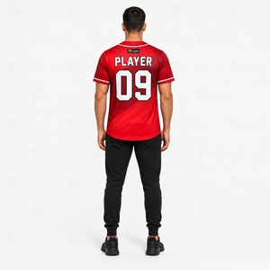 เสื้อเบสบอลแบบยูนิเซ็กซ์ พรีเมียม สำหรับวันแข่งขัน น้ำหนักเบา ระบายอากาศได้ดี ผลิตจากโพลีเอสเตอร์ แขนสั้น คอวี เป็นมิตรกับสิ่งแวดล้อม แห้งเร็ว - Product Image 4