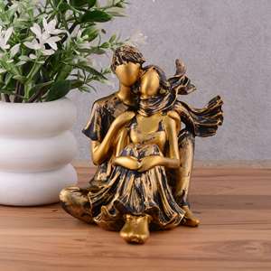 ของขวัญวันวาเลนไทน์ที่ยอดเยี่ยมสำหรับเด็กผู้หญิงและผู้ชายเป็นสัญลักษณ์ของความรักที่แท้จริงของขวัญสุดโรแมนติกโชว์ของสีดำทอง - Product Image 1