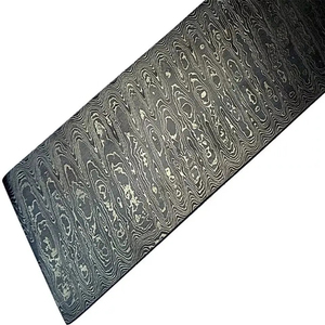 Burraq DIY Cuchillo de Acero de Damasco de 24 Pulgadas, Grado OEM, No Ajustable, Hoja Única, en Bruto, para Fabricación de Cuchillos - Product Image 3