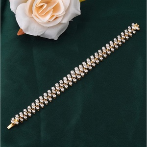 7.71 CT Pear Marquise Lab Grown Diamond Tennis Bracelet 14K Rose Gold Prong Fashionable Jewelry Accessory - Product Image 4
