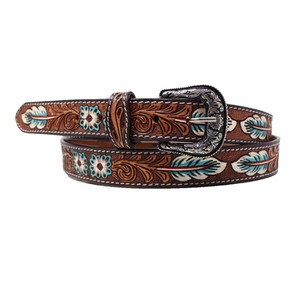 Cinturón Reversible de Cuero Vacuno de Grano Completo con Hebilla Cuadrada de Aleación, Diseño Sólido, Estilo Casual, Duradero y Ecológico - Product Image 4