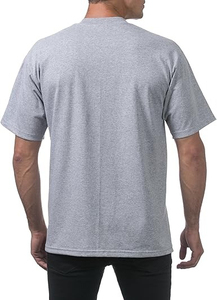 Camiseta Vintage con Logotipo Personalizado, Lisa, Teñida, de Algodón 100%, de Corte Regular, de Secado Rápido, Transpirable, con Cuello Redondo y Manga Corta para Hombre - Product Image 2