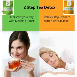 Té Detox Slim Body, Suplemento Herbal, 28 Bolsitas de Té, Programa de Limpieza Matutina y Nocturna - Product Image 2