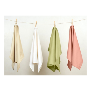 Serviette de cuisine décorative pour les fêtes, motif golf brodé, rayures violettes, carrée 20x30 pouces, 470 GSM, 100% coton, décoration saisonnière, export - Product Image 4