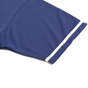 Maillot de baseball bleu marine pour homme Denmin Apparels, tissu respirant à œillets factices, uniforme décontracté à boutons pour les ligues sportives - Product Image 4