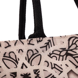 Sac de plage en jute artisanal de qualité supérieure, confectionné avec des coutures fines pour une résistance et une durabilité accrues - Product Image 3