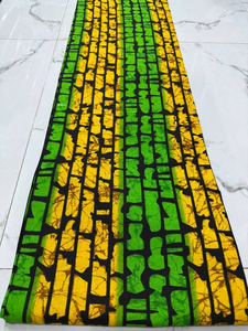 Tela de Algodón 100% con Estampado Africano Premium, Diseños Personalizados, Marca Personalizada, Producción de Prendas, Textil OEM de Tanzania - Product Image 4