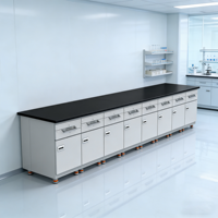 Nuevo Banco de Laboratorio Modular Personalizado 24-SYBQ85M, Moderno, Totalmente de Acero, para Uso en Hospitales y Escuelas, con Opciones de Encimera, Muebles de Laboratorio OEM