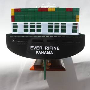 E.VER.GREEN - Buque Portacontenedores - Maqueta de Barco de Madera Hecha a Mano para Exhibición, Colección o Regalo de Recuerdo - Product Image 3
