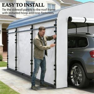 Pannello Laterale Bianco di Ricambio per Tettoia Auto, Copertura Laterale Premium, Pannelli e Lastre di Alta Qualità - Product Image 3