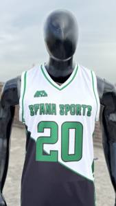 Conjunto de Uniforme de Baloncesto Sublimado de Primera Calidad, Jersey y Pantalones Cortos Personalizados para Equipo, Transpirable, de Secado Rápido, 100% Poliéster, Deportivo - Product Image 3