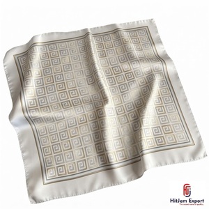 Custom Digital Print Square <b>Scarf</b> Private Label Fashion <b>Scarf</b> Premium Quality OEM ODM Textile Manufacturer Bali Custom - Product Image 3