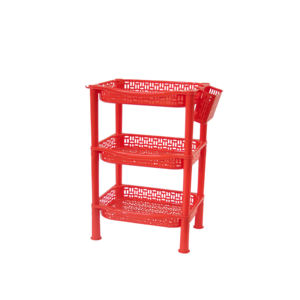 Stylish Multi-Purpose Three-Layer Plastic Container <b>Spice</b> Storage Modern Design Stackable Eco-Friendly Durable for Kitchen - Product Image 2