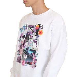 Sweatshirts à col rond et coupe ajustée de haute qualité pour hommes Sweat à capuche unisexe avec logo personnalisé Sweatshirts surdimensionnés Service OEM disponible - Product Image 5