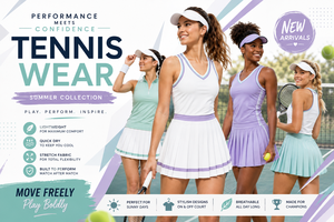 Custom Women Tennis Sports Uniform Premium Sleeveless Tank Top and Pleated Skort Breathable Performance Fabric Sublimation Print - Product Image 6