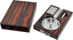High Quality Modern Design Natural Wood Eco-friendly Durable Luxury Portable Desktop <b>Ashtray</b> Universal Overseas Hot Selling - Product Image 4