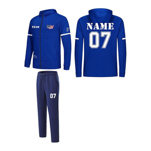 Trajes Deportivos Personalizados para Hombre, Uniforme Deportivo con Logotipo para Equipo, Chaqueta y Pantalón Deportivos Casuales para Jóvenes - Product Image 1