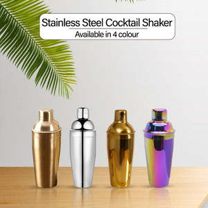 Juego de Coctelera Moderna de Acero Inoxidable Bold Blossom, Capacidad de 750 ml, Duradero, Ecológico, Hecho a Mano, Reutilizable y Portátil - Product Image 6