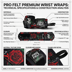 Customized Material Polyester Wrist Wraps Heavy Duty Support <b>Straps</b> for Gym Training Bench Press Shoulder Press Olympic Lifting - Product Image 2
